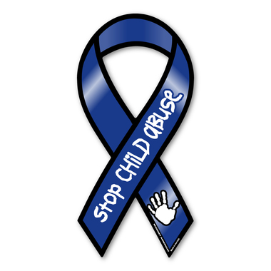 America clipart ribbon. Stop child abuse magnet