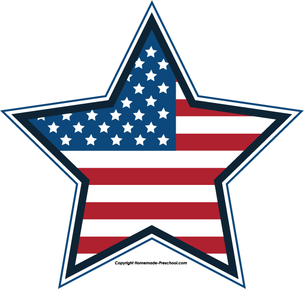 america clipart shape