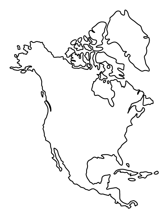 Geography clipart continent ocean. World map outline easy