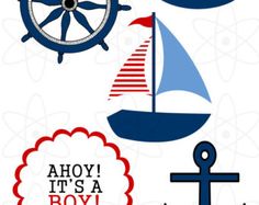 anchor clipart baby shower