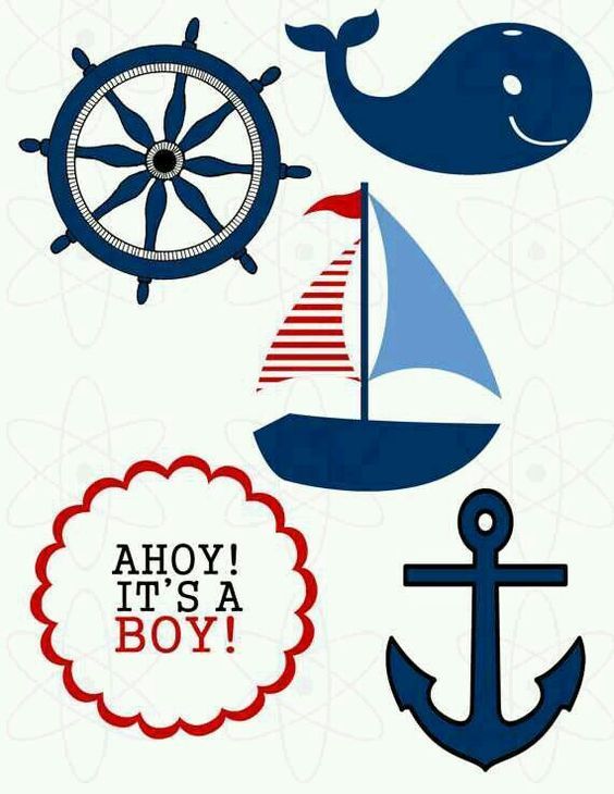 clipart boat baby shower