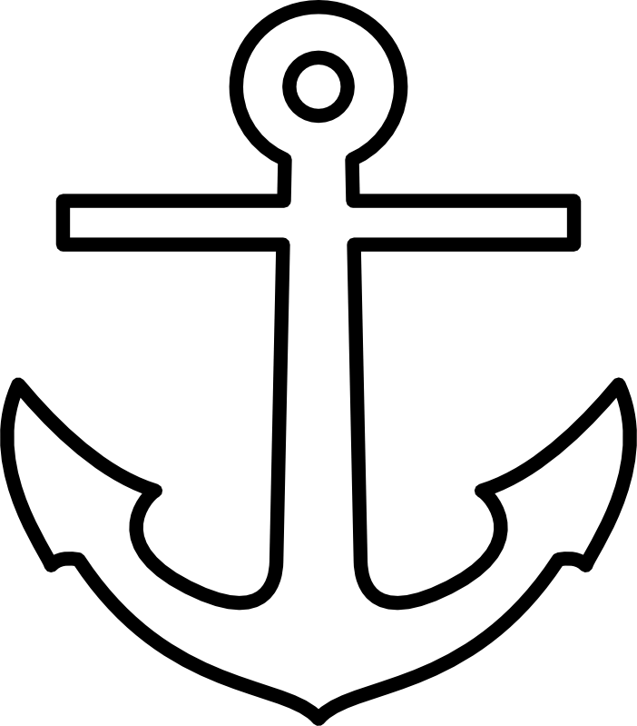 anchor clipart cross
