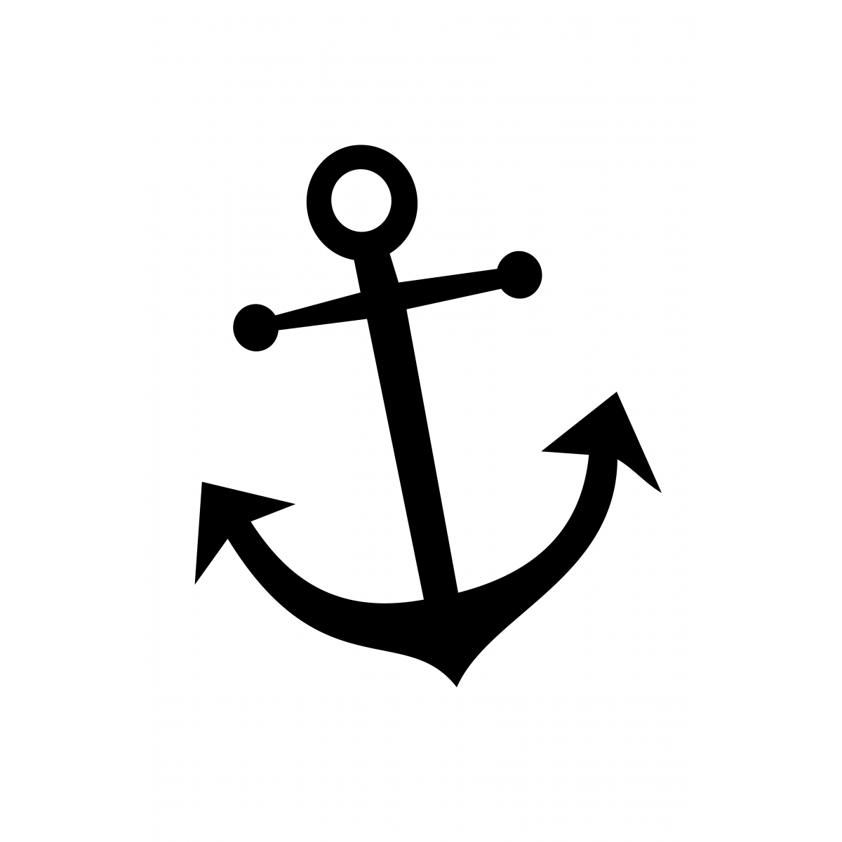 clipart anchor stencil