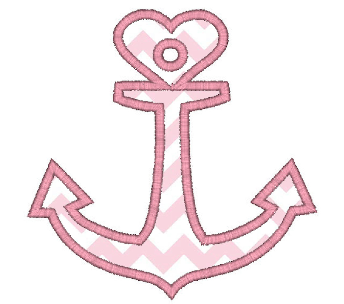 anchor clipart girly