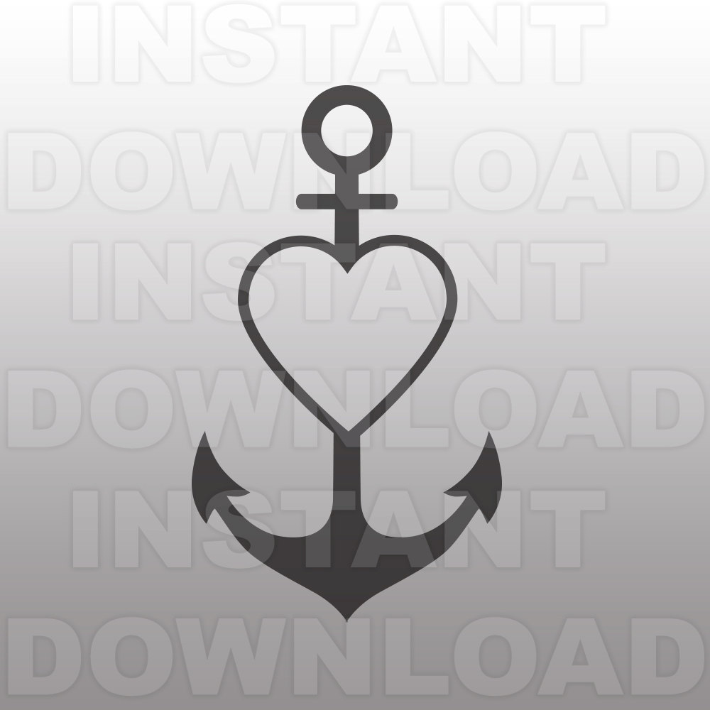 anchor clipart heart