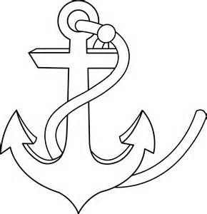 anchor clipart line art