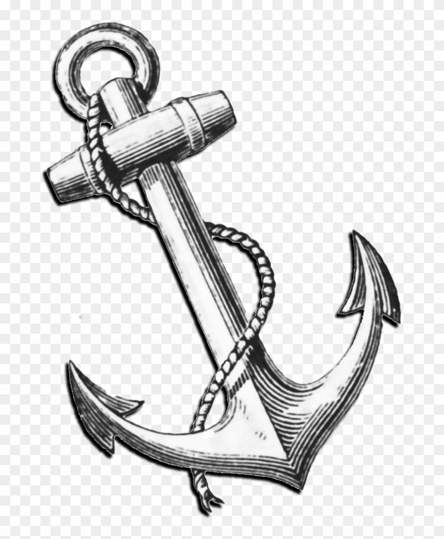clipart anchor vintage