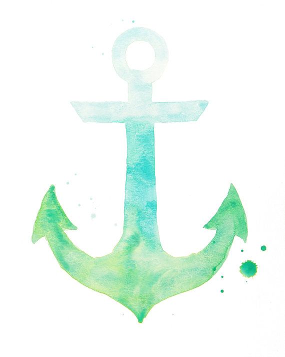  best images on. Anchor clipart watercolor