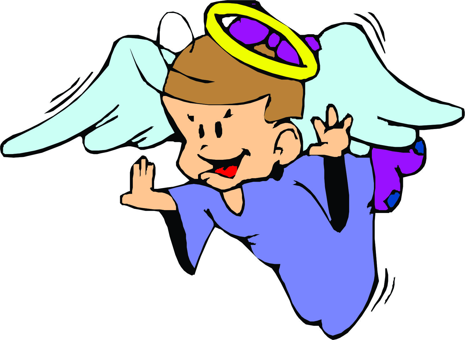 angels clipart cartoon
