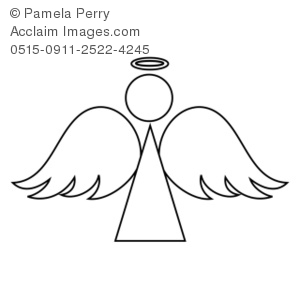 angels clipart simple