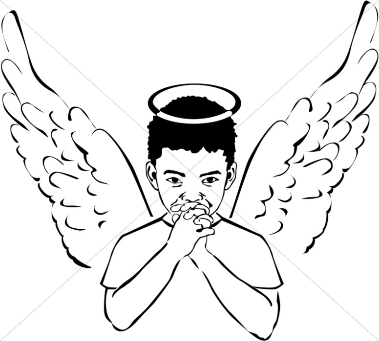 angel clipart book