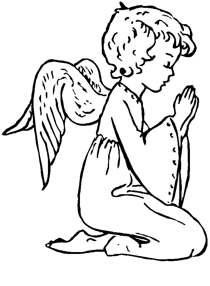 angel clipart color