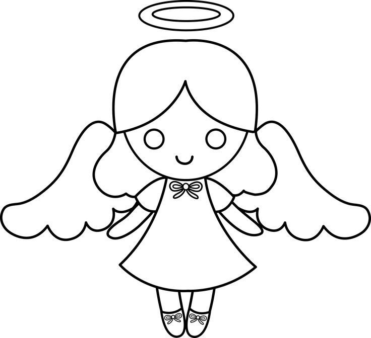 angels clipart easy