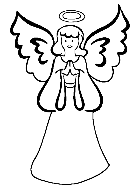 angel clipart easy
