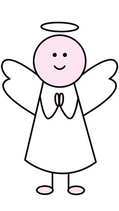 angels clipart easy