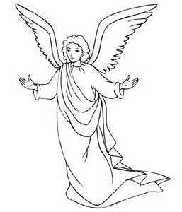 Black and white clip. Angel clipart guardian angel