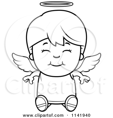 Preview panda free images. Angel clipart innocence