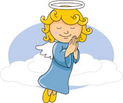 angel clipart pray