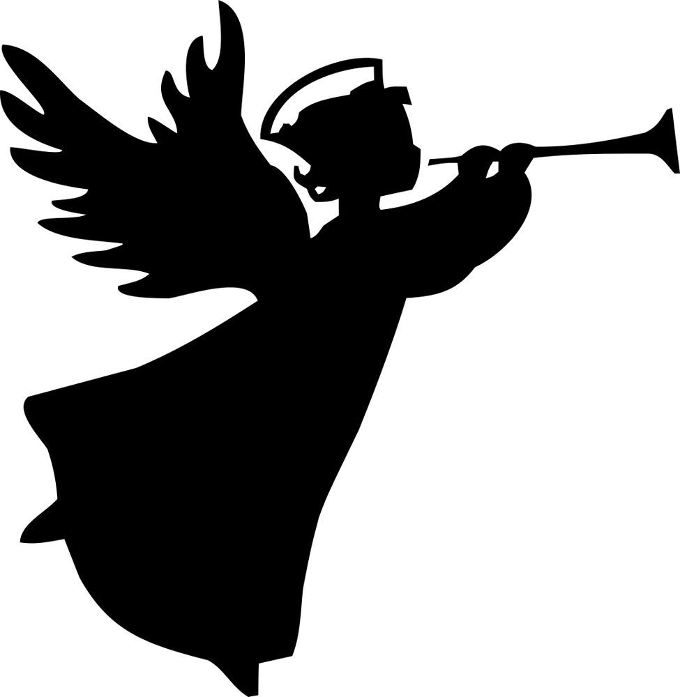 Trump silhouette clip art. Angel clipart shadow