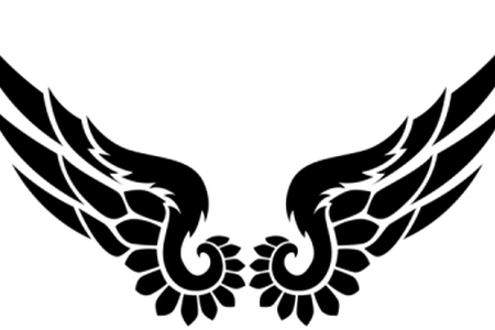 Logo k pictures full. Angel wings vector png