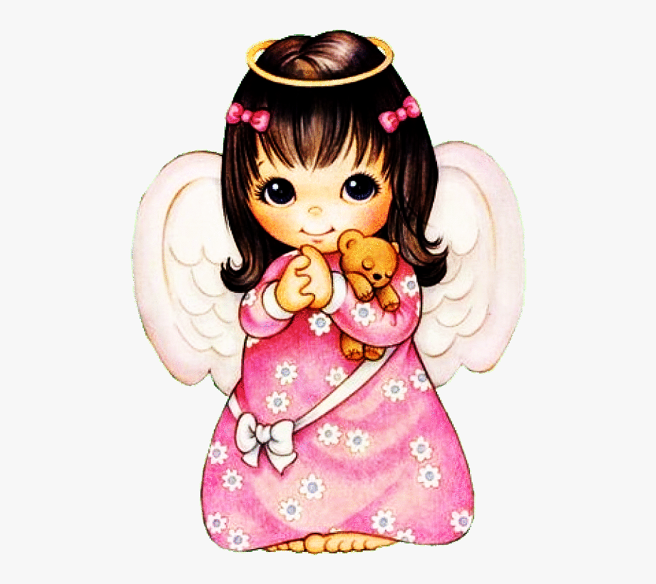 angels clipart baby girl