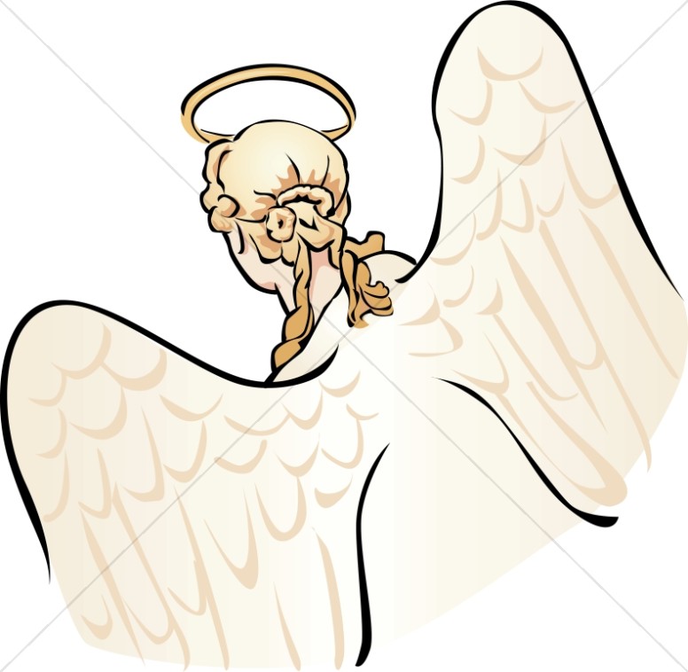 angels clipart head
