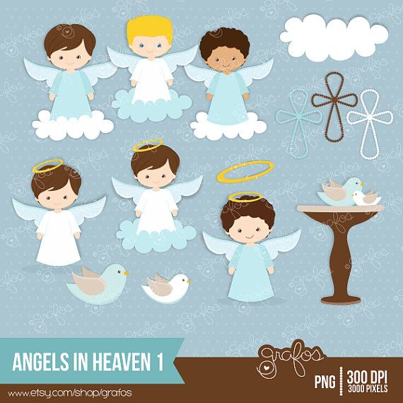 angels clipart heaven