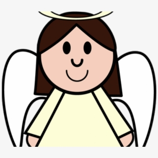 Angels clipart nativity. Angel face christmas 