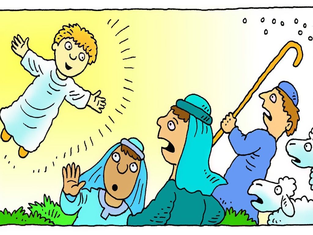 Free bible images announce. Angels clipart shepherd