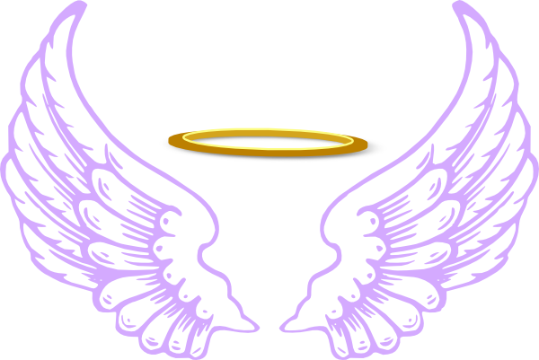 Angels clipart transparent background. Angel halo wings png