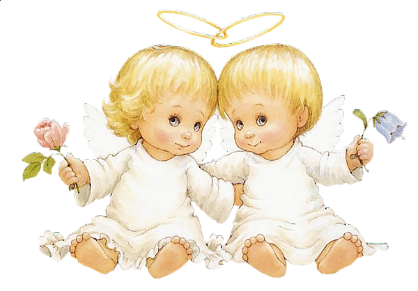 Pin on baby pictures. Angels clipart two