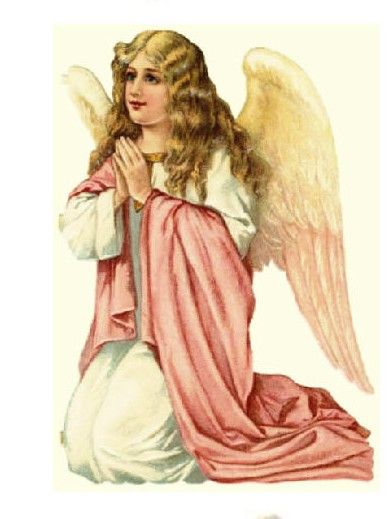 Angel clip art praying. Angels clipart victorian