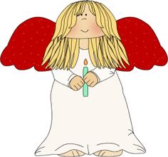 angels clipart winter