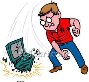 anger clipart angry man