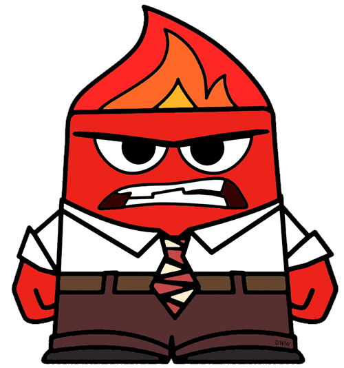 anger clipart angry person