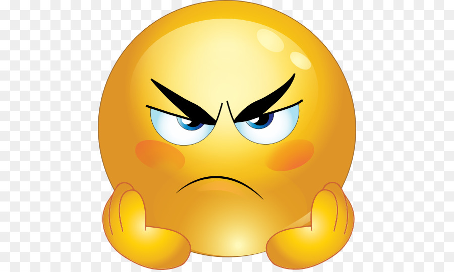 Emoticon emoji smiley clip. Anger clipart facial expression