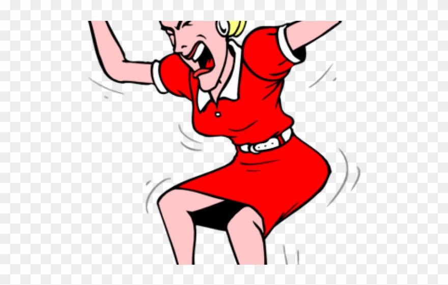 People angry woman png. Anger clipart frustrated person
