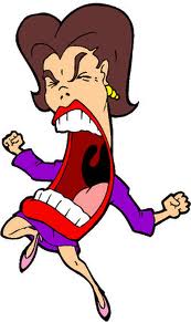 Lady . Anger clipart frustrated person