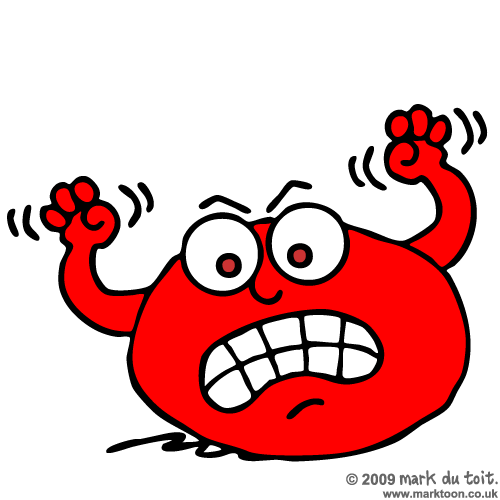 angry clipart rage
