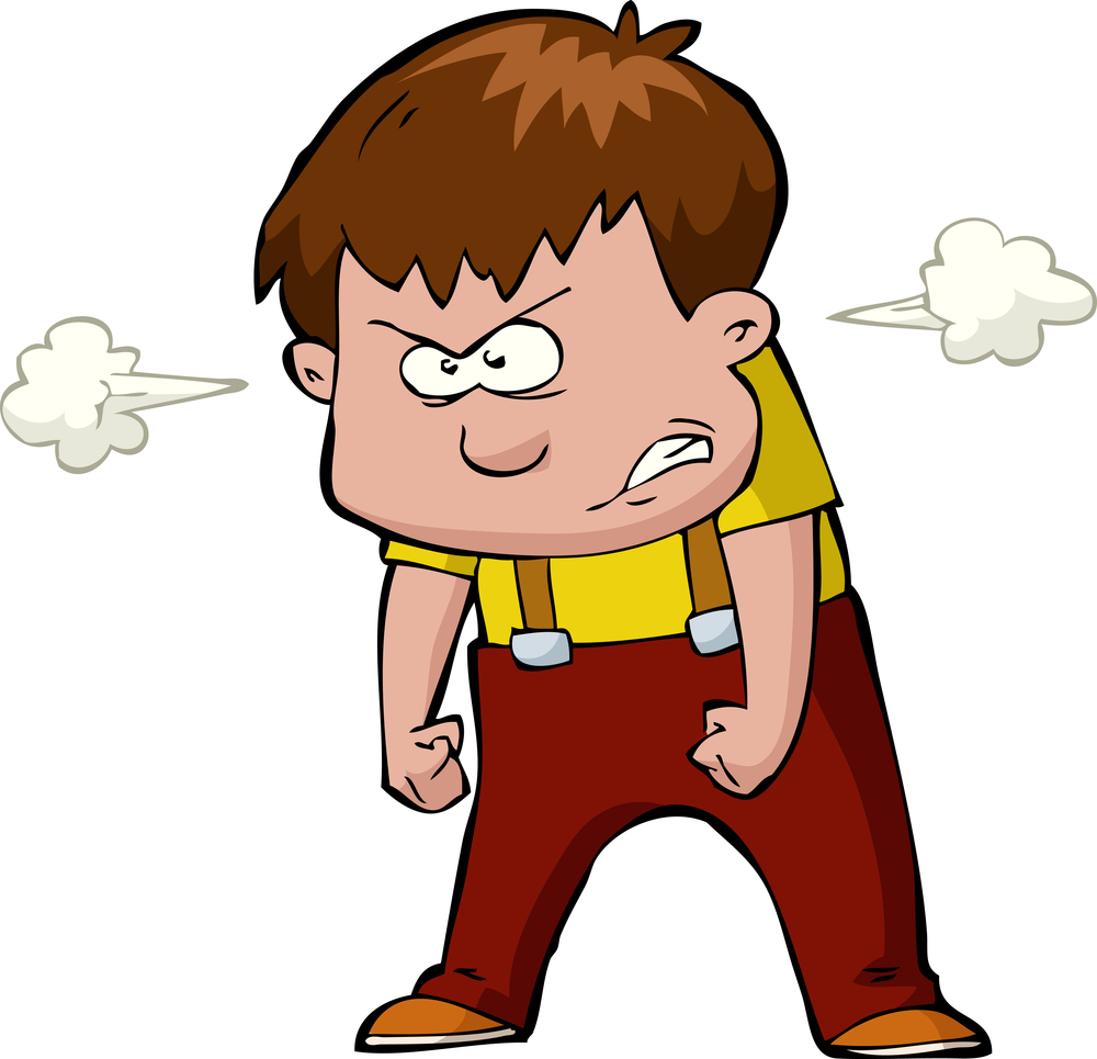 Boy clipart upset. Angry free download clip