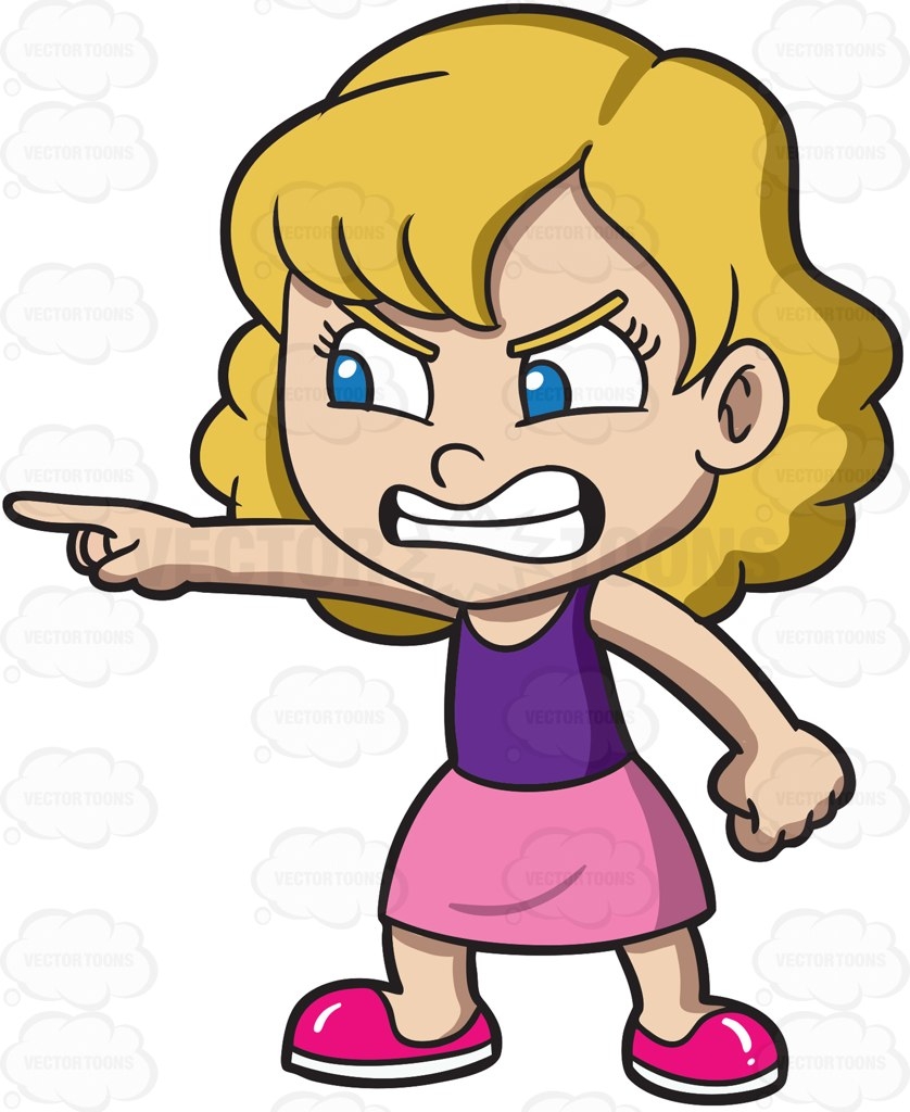 anger clipart mean person
