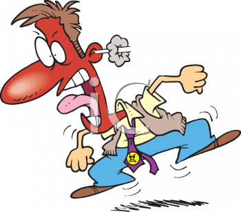 anger clipart mean person