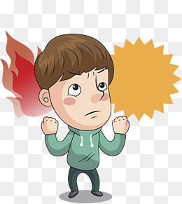 anger clipart upset person