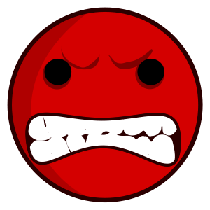 Face free . Angry clipart