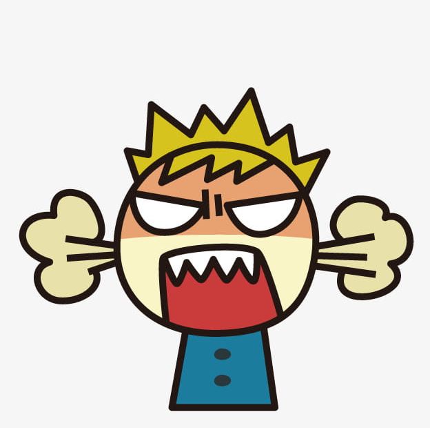 angry clipart angry boy