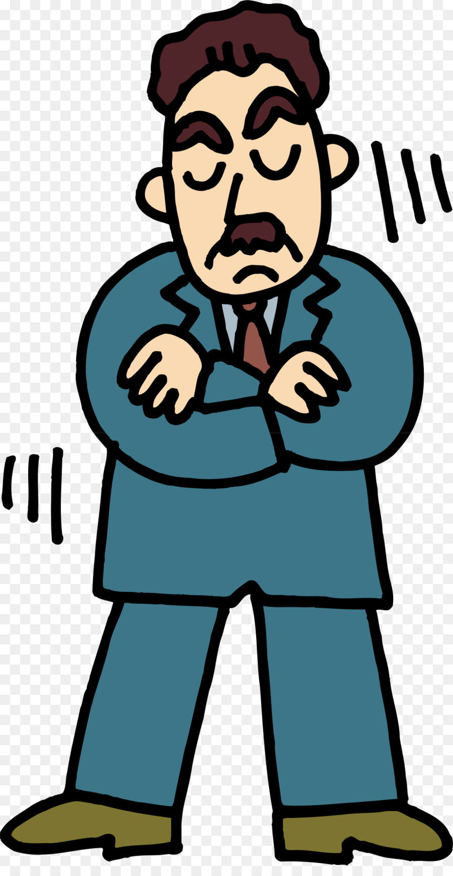 angry clipart angry man