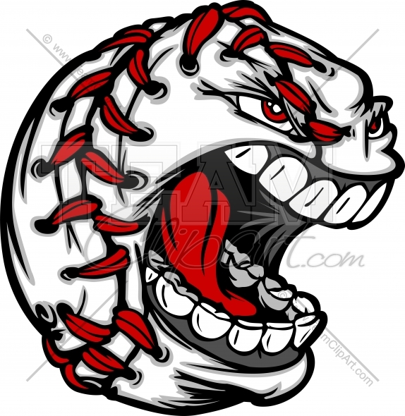 angry clipart baseball