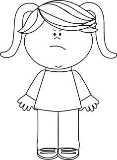 Angry Clipart Black And White 9 