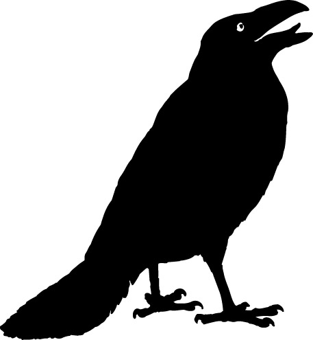 crow clipart large