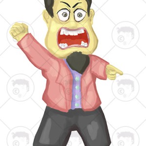 angry clipart furious